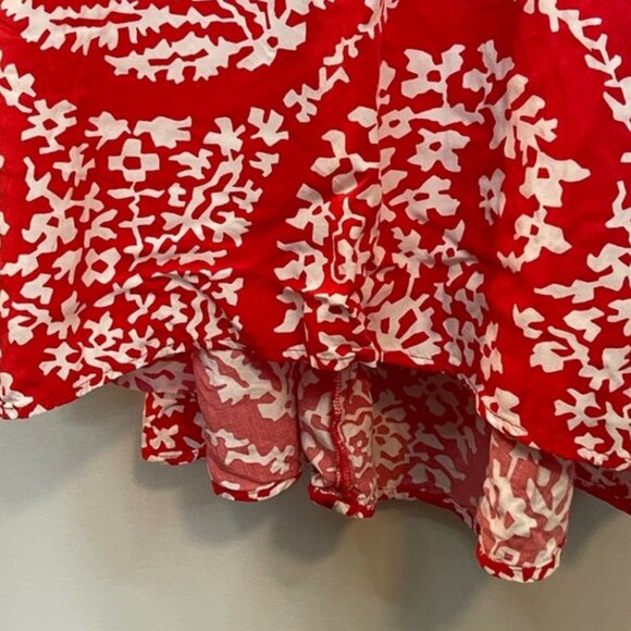 Factory Hi/low maxi dress bright red adjustable spaghetti strap - Picture 6 of 6